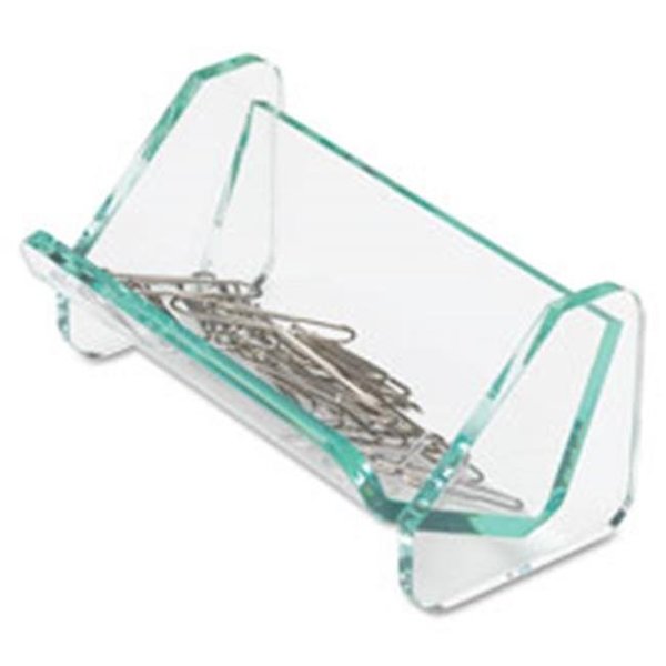Alfred Music Paper Clip Holder; 3.88 in. x 2.5 in. x 1.88 in.; Clear-Green SW127753